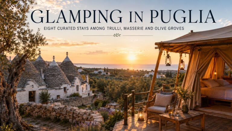 Glamping in Puglia: Eight Curated Stays Among Trulli, Masserie and Olive Groves
