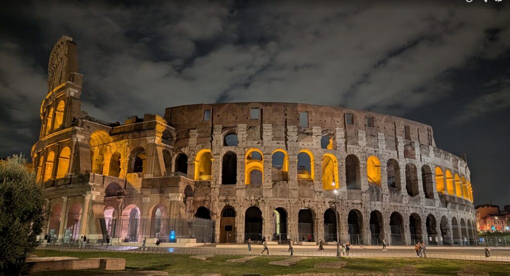 Colosseum by night