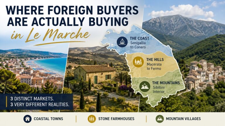 Where Foreign Buyers Are Actually Buying in Le Marche