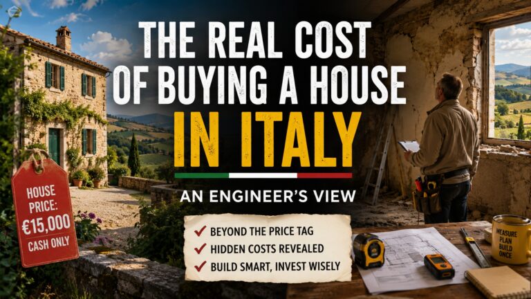 The Real Cost of Buying a House in Italy: An Engineer’s View