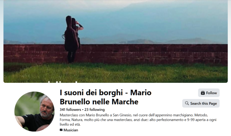 I Suoni dei Borghi 2026: Mario Brunello in San Ginesio