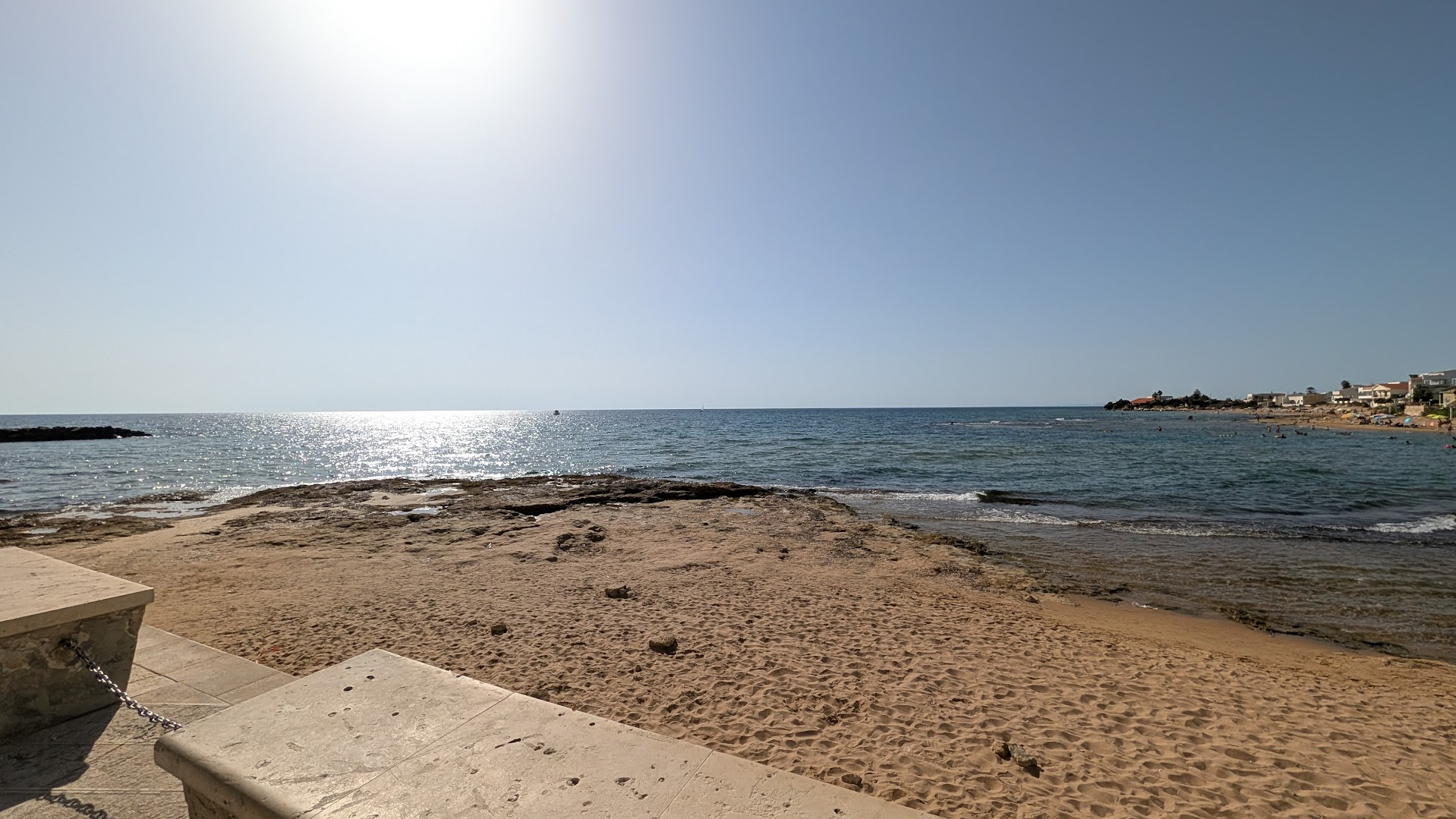Punta Secca beach in Sicily, the fictional Marinella of Commissario Montalbano and a former WWII coastal defense line